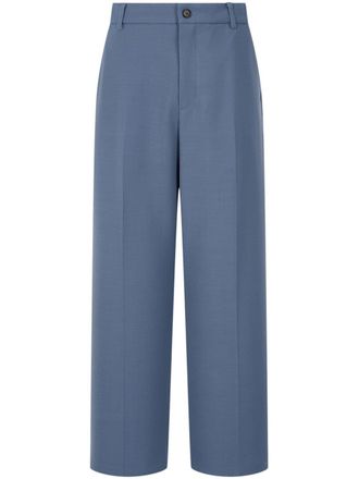 TOMBOY wide-leg tailored trousers - Blue