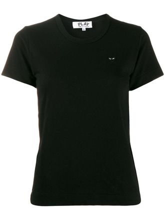 Comme Des Garçons Heart T-shirt - Black