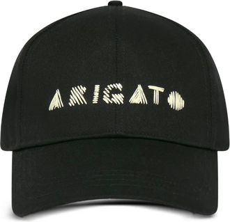 Axel Arigato The Thread embroidered baseball cap - unisex - Cotton - One Size - Black
