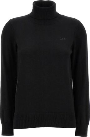A.P.C. A.p.c., Truien & Vesten, Dames, Zwart, S, Wol, Sybille Wool Sweater