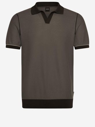 HUGO BOSS Poloshirt aus Baumwollmischung