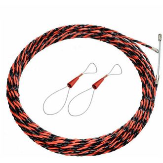 Elle Juego De Agujas Para Tirar Cables De Electricista De 50 M, 5 Mm De Di&aacute;metro, Aguja Retr&aacute;ctil Para Instalaci&oacute;n De Cables Y Alargadores, Extractor De Ca