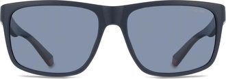 Polaroid PLD 2149/S Polarized PJP/C3 Mens Sunglasses Blue Size 57