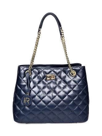 Isabella Rhea Blauw Rundleer Tas