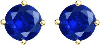 Rachel Glauber 14K Plated Cz Studs