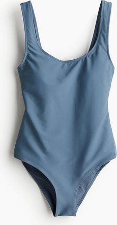 H&M Firm Shape Badeanzug - Blue
