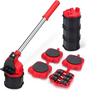 OEM Alzador De Muebles - Kit Con 4 Almohadillas Elevadoras Y Ruedas Para Muebles - Ideal Para Sof&aacute;s Armarios Y C&oacute;modas - Uso Dom&eacute;stico - 1 Unidad