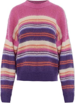 Isabel Marant Round-neck Knitwear, female, Multicolor, Size: L Drussell Sweater