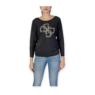 Guess T-shirt Viscosa - Dames - Sweatshirts - Zwart - S - Hoodies & sweatvesten