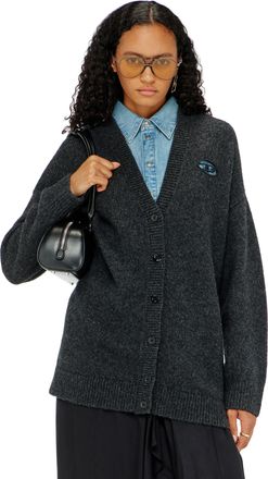 Diesel Cardigan in wool and alpaca blend - Knitwear - Woman - Multicolor