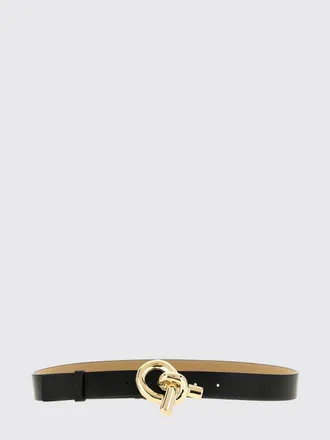 Fabiana Filippi Adjustable Smooth Cowhide Leather Belt with Metal Buckle
