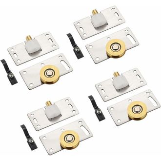 OEM Pares De Rodillos Para Puertas Correderas De Armario, Polea Para Puerta Corredera, Ruedas Deslizantes Para Muebles, Gu&iacute;as Con Rodamientos De Bolas, Pi