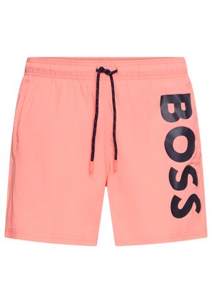 HUGO BOSS Badeshorts BOSS Octopus, Herren, Gr. XXL (56), N-Gr, rosa (bright pink 671), Web, Obermaterial: 100% Polyamid, Badehosen Badeshorts, Mit BOSS Logoschr