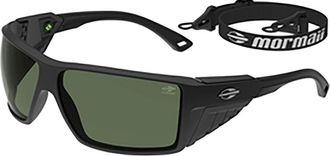 Mormaii Side Shield S Polarized M0164A1489 Mens Sunglasses Black Size 68
