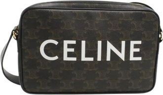 Celine Pre-owned Cross Body Bags, female, Brown, Size: ONE SIZE Pre-owned Vintage Shoulder Bag