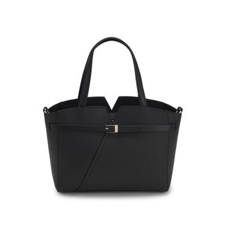 BOSS Revers small leather tote bag with belt detail