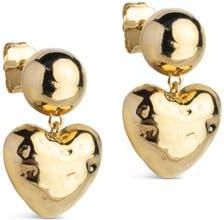 Enamel Copenhagen Poma Heart Earrings in Gold at Nordstrom