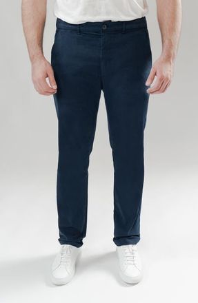 Brisk Ultraflex Slim Chino in Navy Blue at Nordstrom, Size 42 X 30