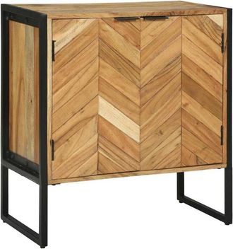 vidaXL Vidaxl - Aparador Marrón 70 x 35 x 75 cm Madera maciza de Acacia