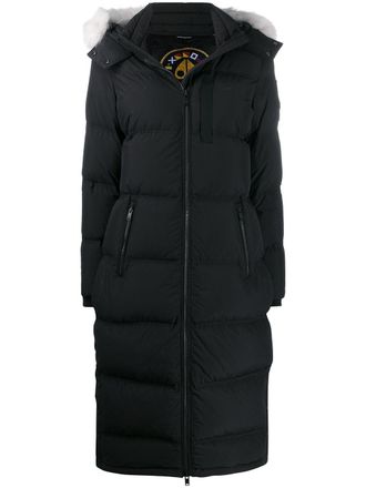 Moose Knuckles hooded down parka coat - Black