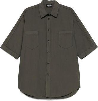 Andrea Ya'aqov Camicia in cotone - Marrone