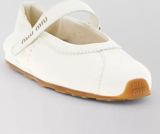 Miu Miu plume ballet flats mary jane strap