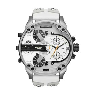 Diesel Accessoires, Heren, Grijs, ONE Size, Mr. Daddy 2.0 Horloge