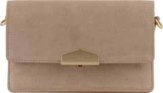 Pourchet Anjou Daim - Dames - Schoudertassen - Beige - ONE Size - Leer - Tassen
