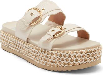 Dolce Vita Serpent Platform Slide Sandal in Ivory Multi at Nordstrom Rack, Size 8.5