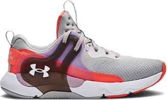 Under Armour Womens Hovr Apex 3 Halo Training Shoes In Grey Octane
