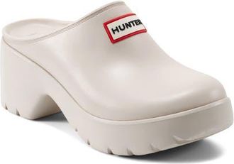 Hunter Anika Clog in Ivory at Nordstrom, Size 10