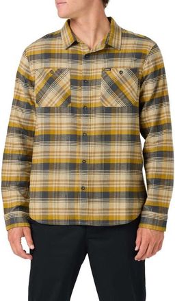 O'Neill Coastline Plaid Stretch Cotton Flannel Button-Up Shirt in Twill at Nordstrom, Size Xx-Large