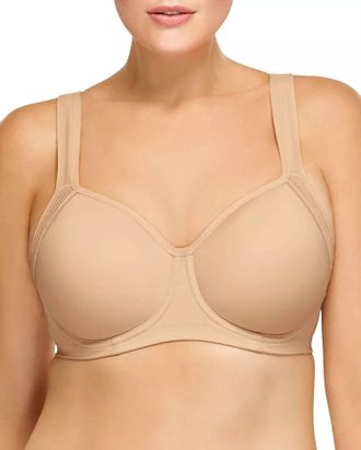 Wacoal Contour Underwire Sports Bra In Sand