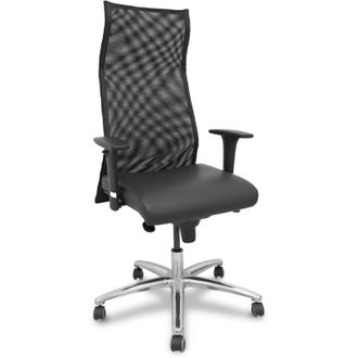Piqueras y Crespo Sill&oacute;n Albacete Malla Xl Similpiel Negro Hasta 160kg
