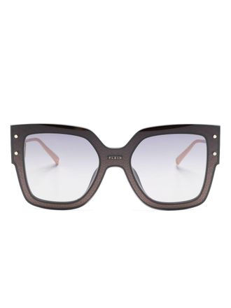 Philipp Plein Eyewear Occhiali da sole Rose Venus squadrati - Nero