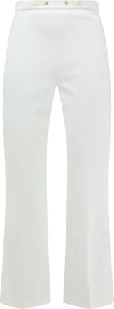 Elisabetta Franchi Mujer, Pantalones, Blanco, Talla: XL
