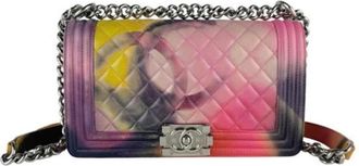 Chanel Pre-owned Vintage Schoudertas - Dames - Vintage Schoudertas - Veelkleurig - ONE Size - Leer - Vintage