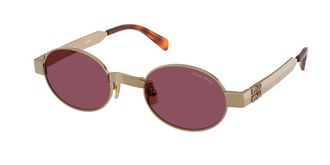 Miu Miu MUB51S 7OE30Y Womens Sunglasses Brown Size 47