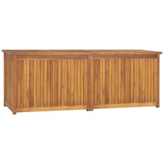 vidaXL Cassa da Giardino 150x50x55 cm in Legno Massello di Teak - Vidaxl