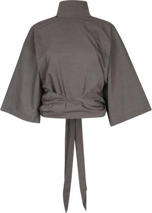 Jacquemus La Blouse Havana - Dames - Blouses & Shirts - Grijs - Maat: M Wol