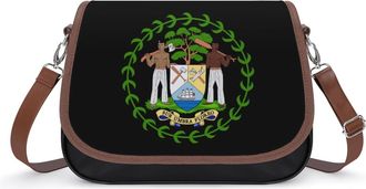 Generic Coat of Arms of Belize Fashion Womens Crossbody Bags Novelty Handbag Shoulder Bag Purse