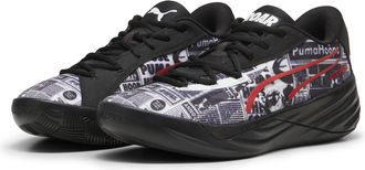 Puma Puma Mens All-pro Nitro, Puma Black/Puma White/for All Time Red, 7.5