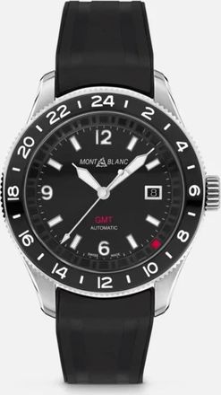 Montblanc 1858 Automatic Black Dial Mens Watch 129766