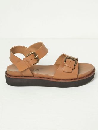 Fat Face FatFace Ambie Natural Flatform Buckle Sandals