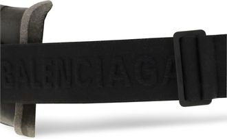 Balenciaga Mens Ski Mask Sunglasses Black Polyamide