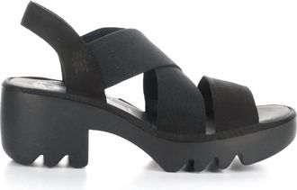FLY London Womens Taji 502 Sandals In Black