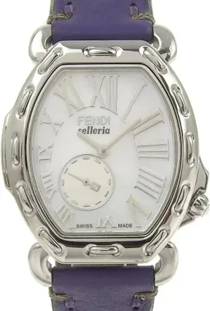 Fendi Pre-owned Watches, female, Purple, Size: ONE SIZE Pre-owned Stainless Steel Watch
