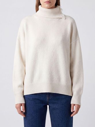 R&oacute;he Turtleneck Jumper in Wool with Relaxed Fit and Dropped Shoulders