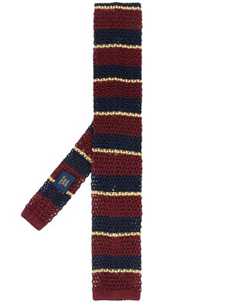 Polo Ralph Lauren knit neck tie - men - Mulberry Silk - One Size - Red