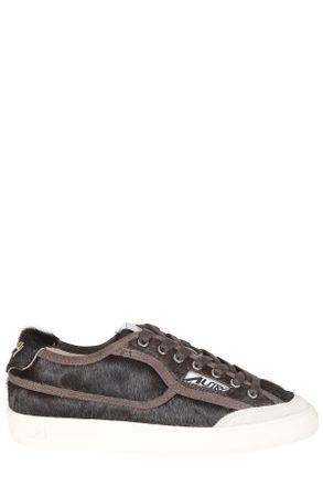Autry White Leather Low-Top Sneakers